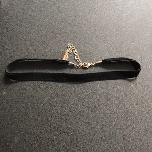 faux velvet choker